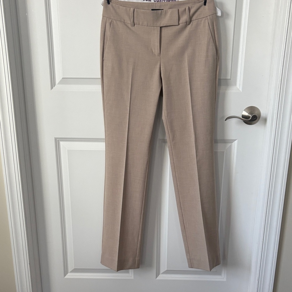 Ann Taylor Beige Straight Leg Pants